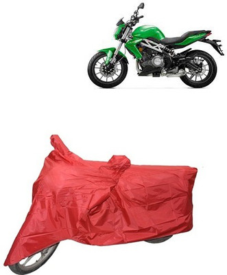 carphoenix Two Wheeler Cover for DSK Benelli(Red)