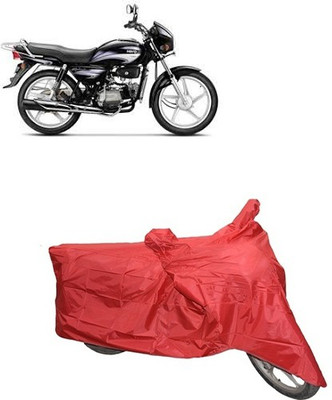 A+ RAIN PROOF Two Wheeler Cover for Hero(Splendor, Red)