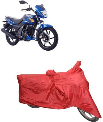 A+ RAIN PROOF Two Wheeler Cover for TVS(Flame SR125, Red)