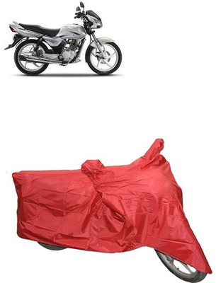 carphoenix Two Wheeler Cover for Suzuki(Zeus, Red)