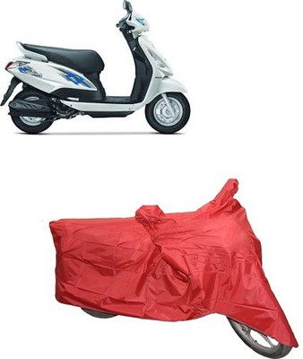 carphoenix Two Wheeler Cover for Suzuki(Red)
