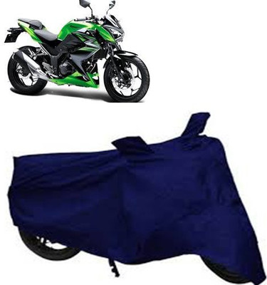 A+ RAIN PROOF Two Wheeler Cover for Kawasaki(Z250, Blue)