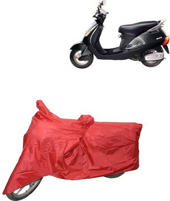 A+ RAIN PROOF Two Wheeler Cover for Kinetic(Red)