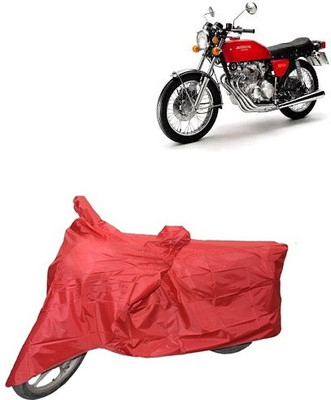 carphoenix Two Wheeler Cover for Honda(Red)