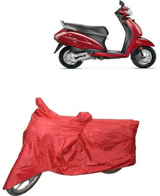 A+ RAIN PROOF Two Wheeler Cover for Honda(Red)