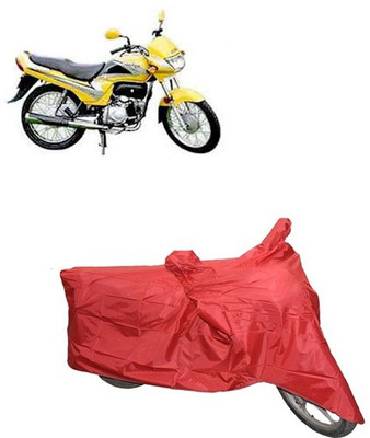 A+ RAIN PROOF Two Wheeler Cover for Hero(Passion Plus, Red)