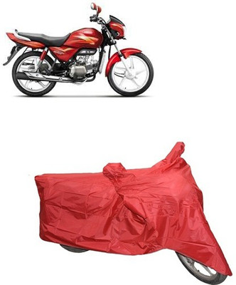 A+ RAIN PROOF Two Wheeler Cover for Hero(Splendor Pro, Red)