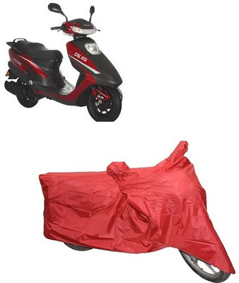 A+ RAIN PROOF Two Wheeler Cover for TVS(Red)