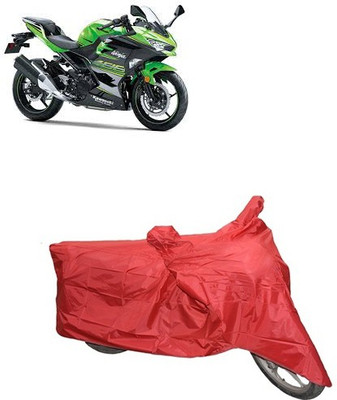 carphoenix Two Wheeler Cover for Kawasaki(Red)