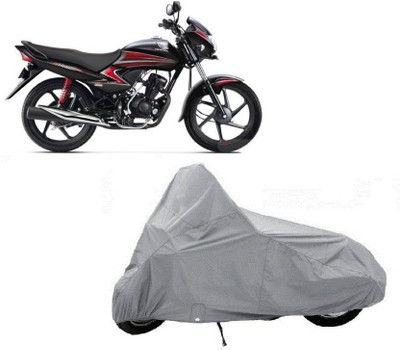 ANLOPE Two Wheeler Cover for Honda(Dream Yuga, Silver)