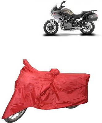 carphoenix Two Wheeler Cover for DSK Benelli(Red)