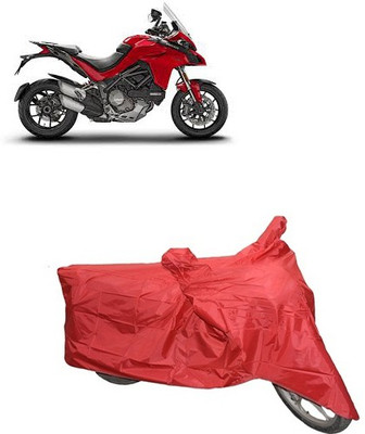 carphoenix Two Wheeler Cover for Ducati(Red)