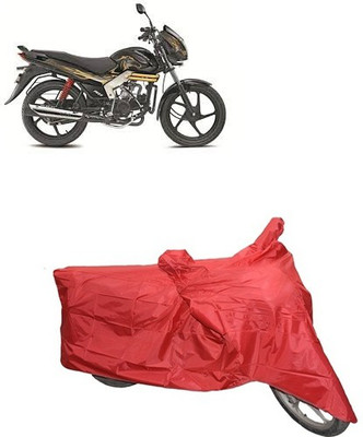 A+ RAIN PROOF Two Wheeler Cover for Mahindra(Red)