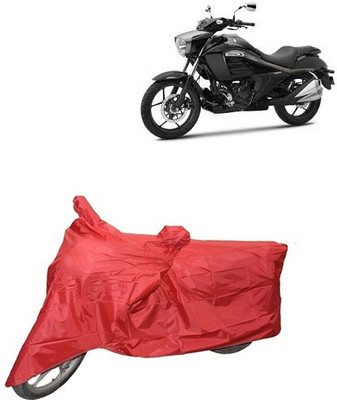 A+ RAIN PROOF Two Wheeler Cover for Suzuki(Red)