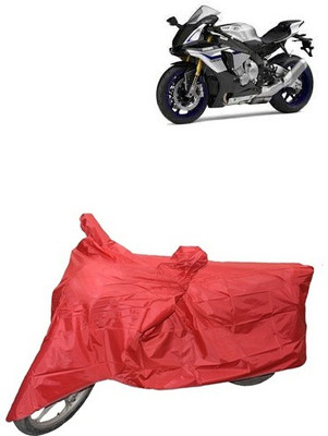 carphoenix Two Wheeler Cover for Yamaha(Red)