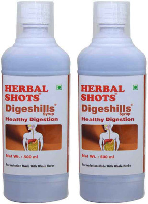 

Herbal Hills Digeshills Herbal Shots 500ml Pack of 2(1 L)