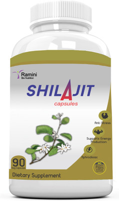 

RAMINI BIONUTRITION SHILAJIT 500 mg- 90 VEG CAPSULES(500 mg)
