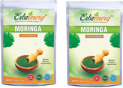 

Erbzenerg Moringa Powder - 100 grams(Pack 2)(100 mg)