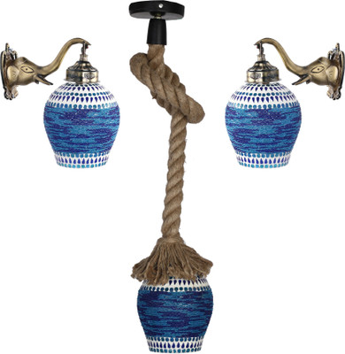 1st Time Pendant Wall Lamp Without Bulb(Pack of 3)