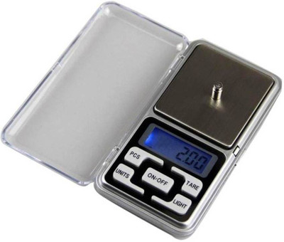 

Zelenor Electronic Digital Professional Pocket Scale for upto 200 Grams Weighing Scale(Silver)