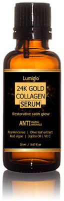 

Lumiglo 24K Gold Collagen Serum | Anti-aging & Anti-wrinkle | Skin Care Whitening(20 ml)