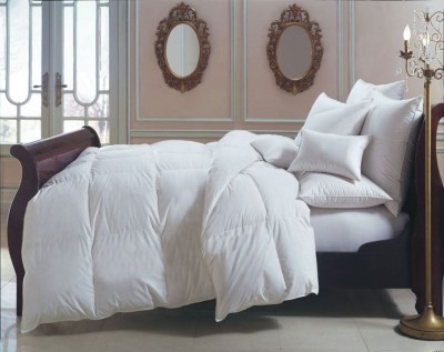 Vinayak Enterprises Solid Double Comforter for  Mild Winter(Poly Cotton, White)