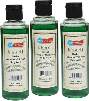 

The Khaadi Mart The Khadi Mart Herbal (Cucumber with Neem) Body Wash - (Pack of 3) - 630 ML(630 ml, Pack of 3)