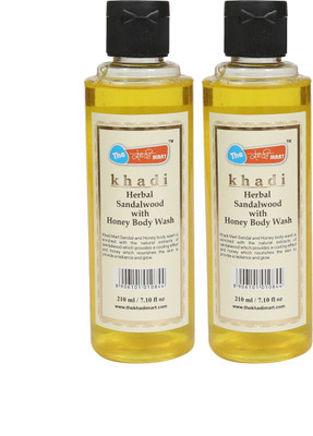 

The Khaadi Mart The Khadi Mart Herbal (Sandalwood with Honey) Body Wash - (Pack of 2) - 420 ML(420 ml, Pack of 2)