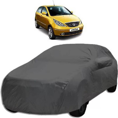 COVERPLANET Car Cover For Tata Vista Tech (Without Mirror Pockets)(Grey)