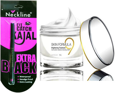 

Skin Formula 9 brighting tretment and nackline kajal(Set of 2)