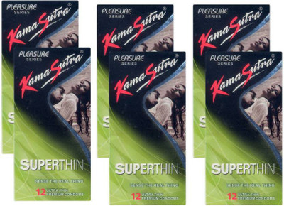 

KamaSutra SUPERTHIN CONDOM Condom(Set of 6, 12S)