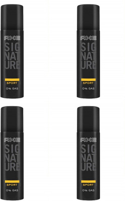 

AXE signature perfume for men sport pck4 Perfume Body Spray - For Men(122 ml, Pack of 4)