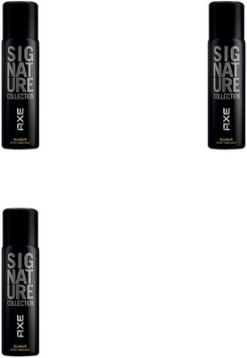 

AXE signature perfume for men suave pck3 Perfume Body Spray - For Men(122 ml, Pack of 3)