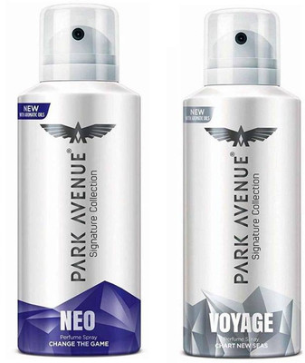 

Park Avenue Neo+Voyage Body Spray - For Men & Women(280 ml, Pack of 2)