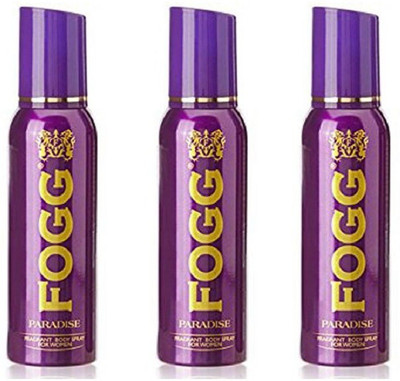 

Fogg paradise Body Spray - For Men(360 ml, Pack of 3)