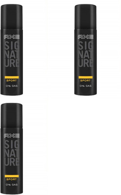

AXE signature perfume for men sport pck3 Perfume Body Spray - For Men(122 ml, Pack of 3)