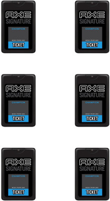 

AXE signature perfume for men champion ticket PCK6 Perfume Body Spray - For Men(17 ml, Pack of 6)