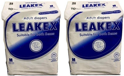 

LEAKEX DIAPER MEDIUM PACK OF 2 Adult Diapers - M(20 Pieces)
