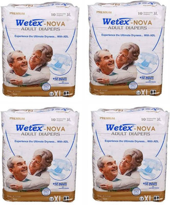 

wetex NOVA PREMIUM Adult Diapers - XL(40 Pieces)