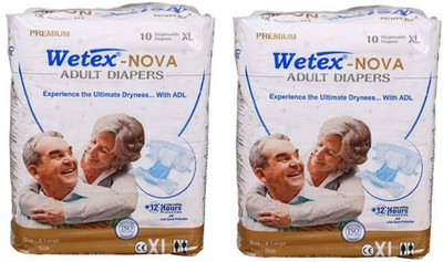 

wetex NOVA PREMIUM Adult Diapers - XL(20 Pieces)