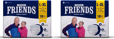

NOBEL HYGIENE FRIENDS PREMIUM ADULT DIAPER PANT STYLE - L - XL(20 Pieces)