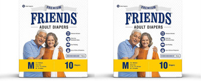 

NOBEL HYGIENE FRIENDS PREMIUM Adult Diapers - M(20 Pieces)