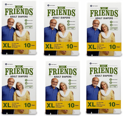 

NOBEL HYGIENE FRIENDS Adult Diapers - XL(60 Pieces)