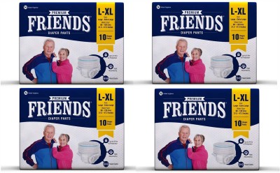 

NOBEL HYGIENE FRIENDS PREMIUM ADULT DIAPER PANT STYLE - L - XL(40 Pieces)