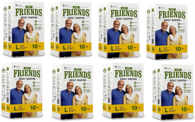 

NOBEL HYGIENE FRIENDS Adult Diapers - L(80 Pieces)