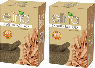 

elina SANDALWOOD POWDER 100% PURE & NATURAL 200g (pack of 2)(200 g)