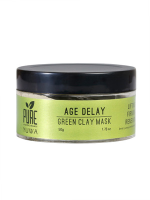 

Pure Ayurvedic Wellness. Age Delay Green Clay Mask (50gm)(50 g)