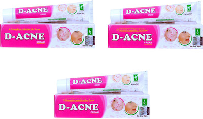Adven Naturals D-ACNE CREAM-COMPLETE SOLUTION FOR ACNE(PACK OF 3)(90 g)
