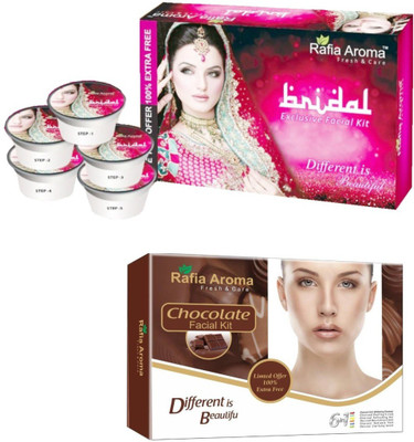

rafia aroma Chocolate & Bridal Facial Kit 620 g(Set of 2)