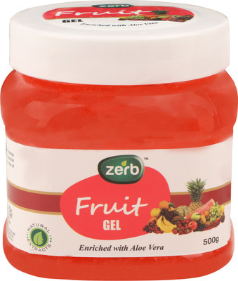 

Zerb Natural Extracts With Aloe Vera Removes Oil Dirt And Makes Your Skin Soft And Supple Fruit Gel Face Wash(500 g)